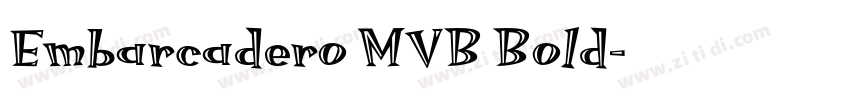 Embarcadero MVB Bold字体转换